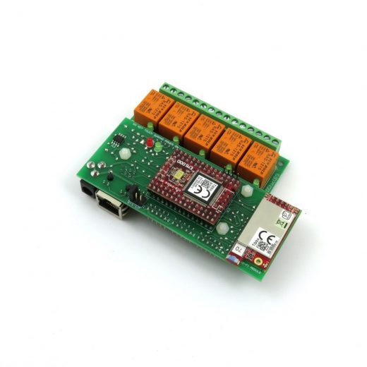 Wi-Fi Wireless Relay Card 5 Channel with DAEnetIP3 - TCP/IP, HTTP API, RTC