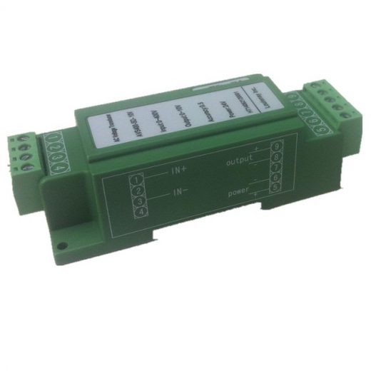 Voltage Transducer 0-50V DC In, 0-10V DC Out, DIN Mount