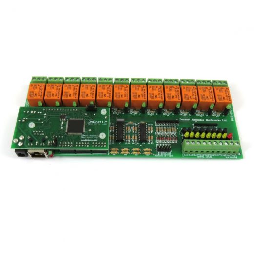 Ethernet 12 relay module - Web, TCP/IP, Telnet, HTTP API, E-mails