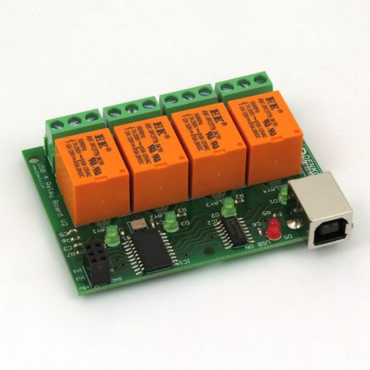 USB Relay Module 4 Channels - v2