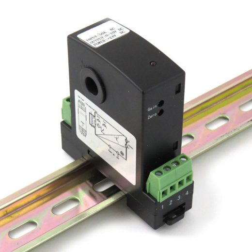 Voltage Transducer 0-300V AC In, 0-10V DC Out, DIN Mount