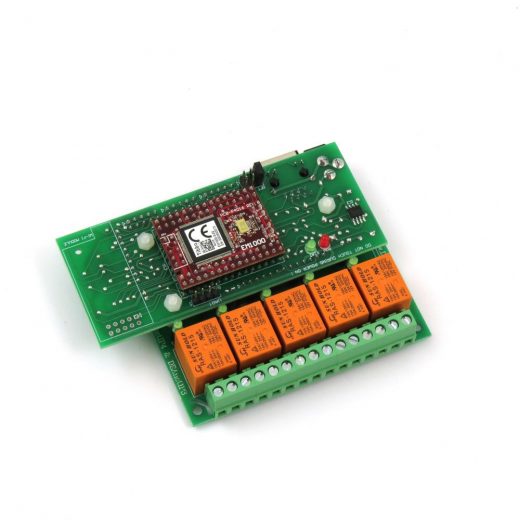 Ethernet Relay Card 5 Channel with DAEnetIP3 - TCP/IP, HTTP API, RTC