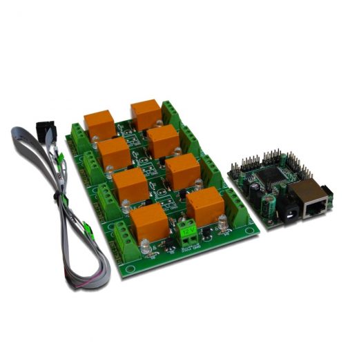 Web SNMP controlled 8 Relay Board v2